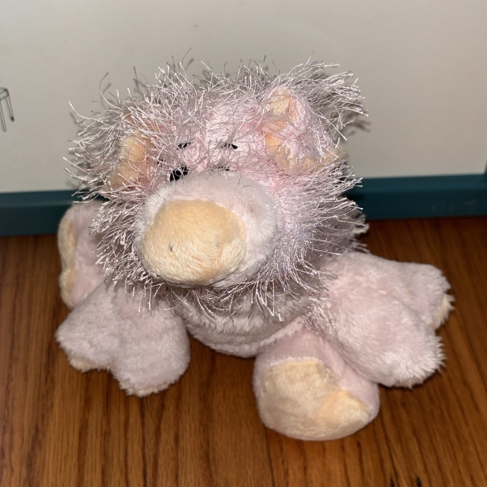GANZ Webkinz Pink Hairy Pig Retired HM002~Used Code~Very Good Condition